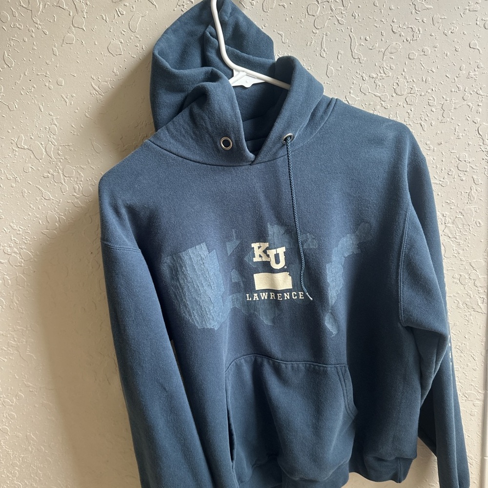 KU Lawrence Blue Hoodie